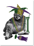 Drunk Cat Mardi Gras